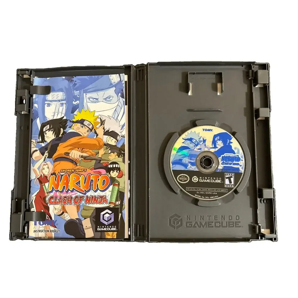 Naruto Clash of Ninja Nintendo GameCube 2006 Complete With Manual Tested & Works